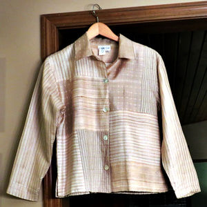 COLDWATER CREEK Silk Shirt Jacket - Size PS - NWT